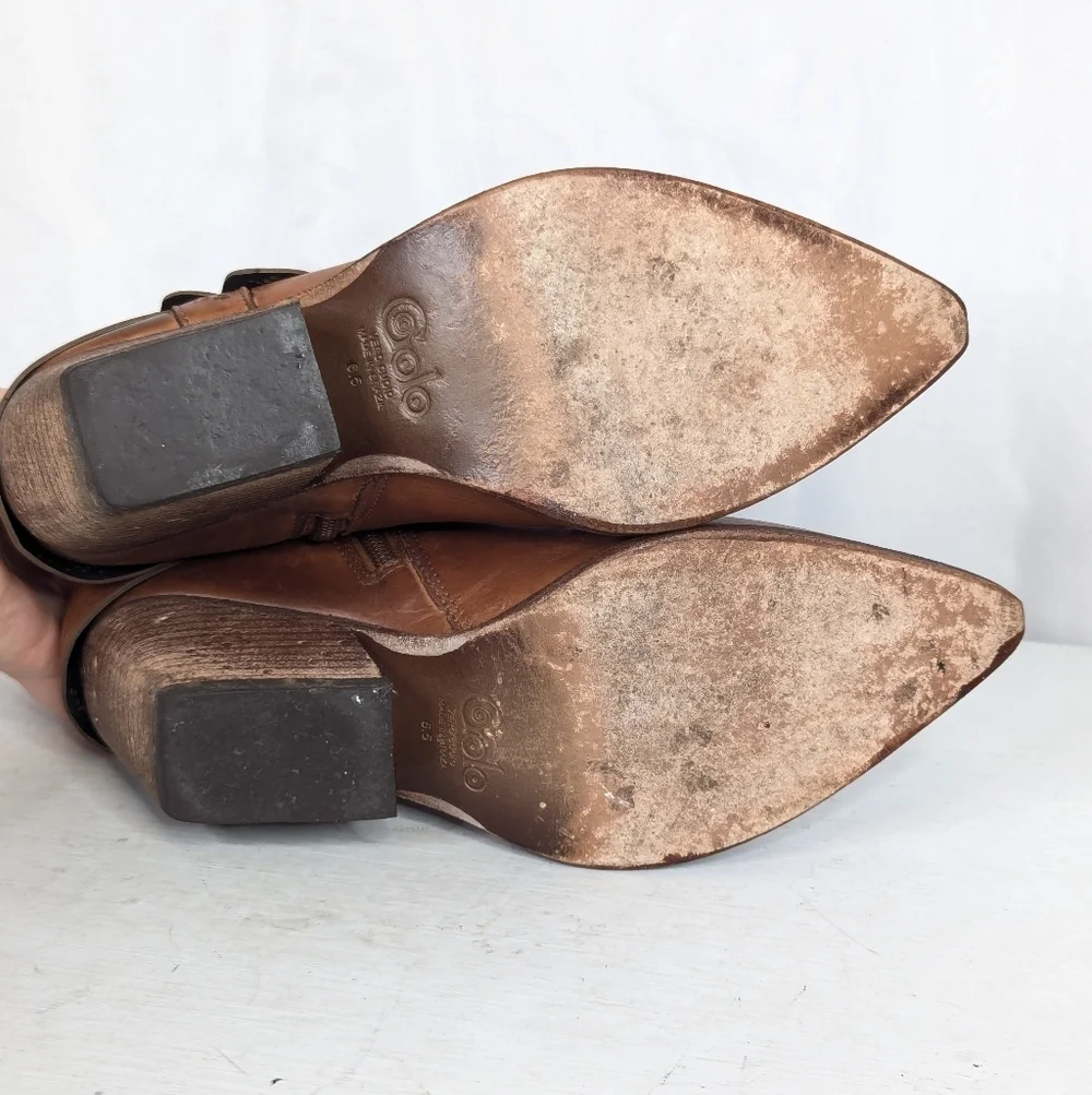 Golo Tombstone Western Cowgirl Booties Boots - Women's Size 6.5